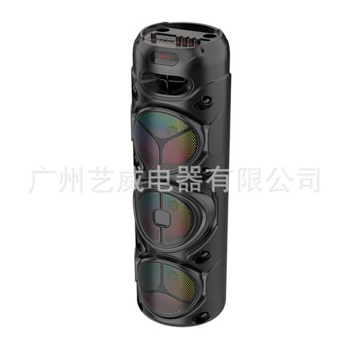 大音場全能選手 zqs8308藍牙音箱評測 3*8寸喇叭與七彩燈光的戶外震撼組合